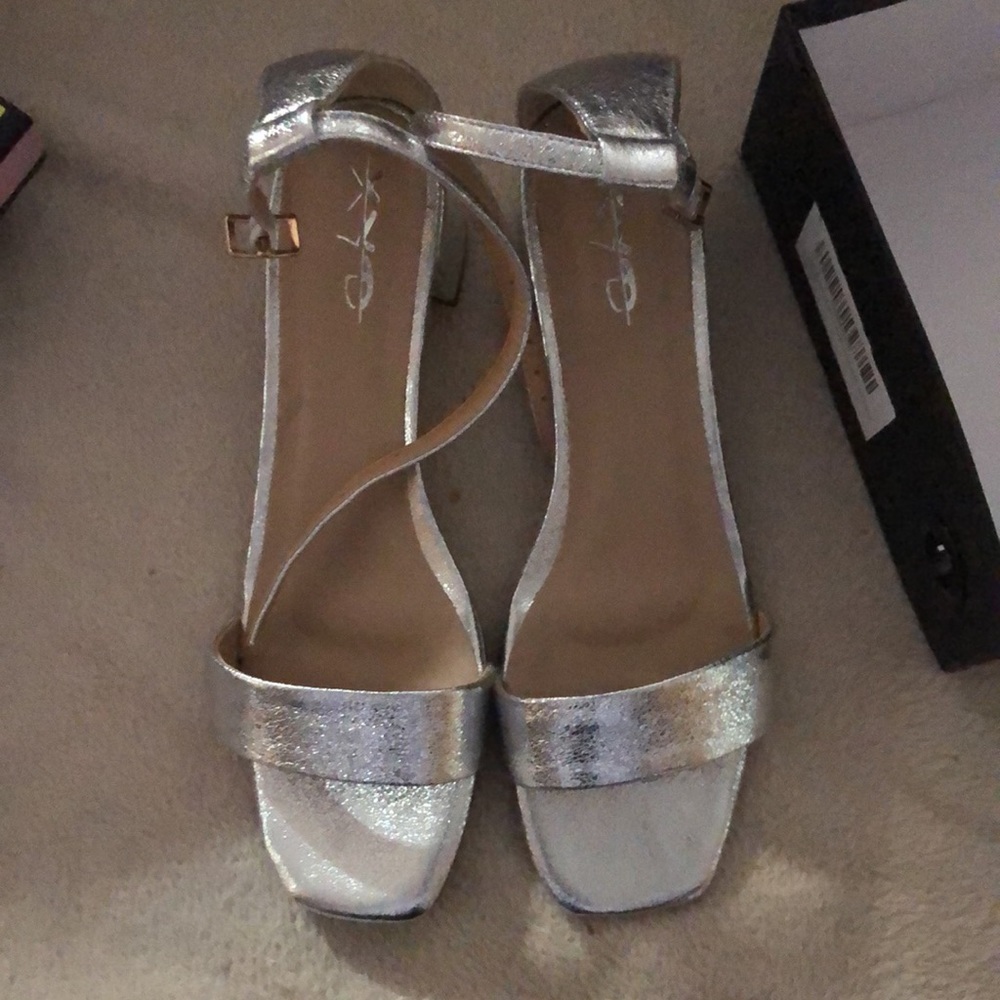 Silver heels